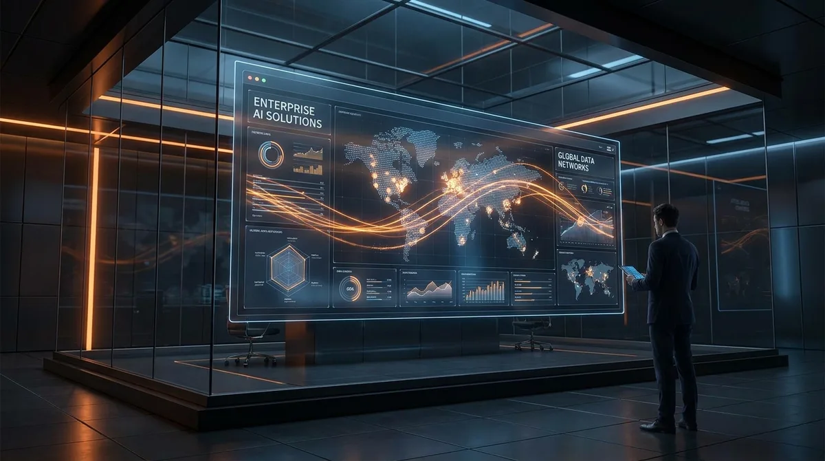 Connected enterprise systems in a QuickBizz technology concept